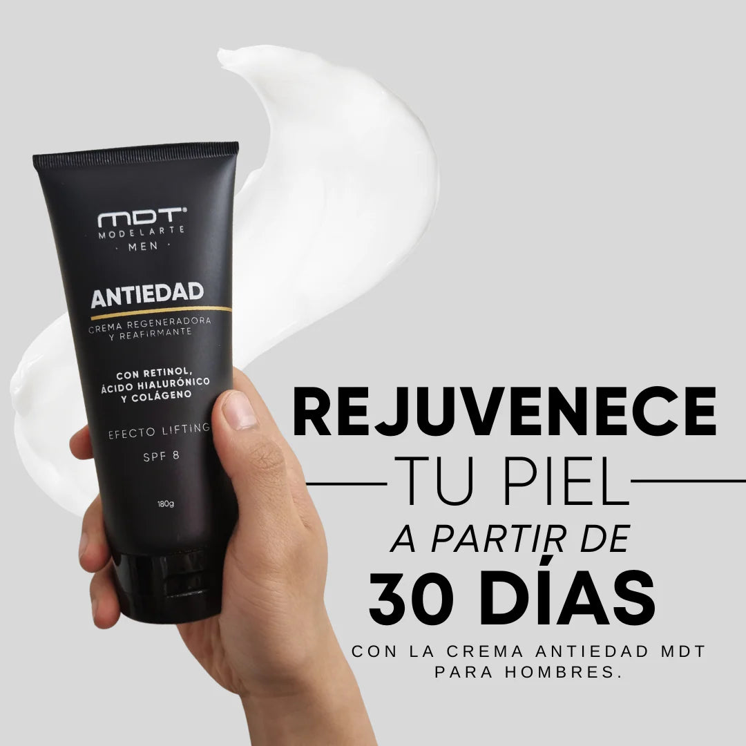 Crema antiedad MDT modelarte men